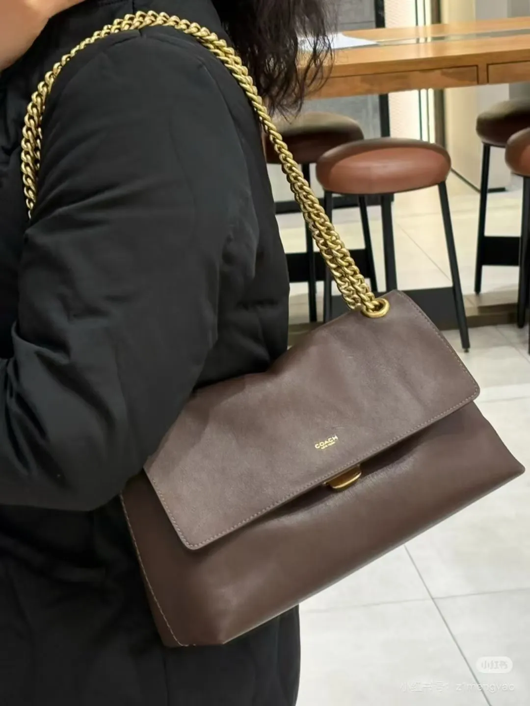 Top Handle Bag Leather