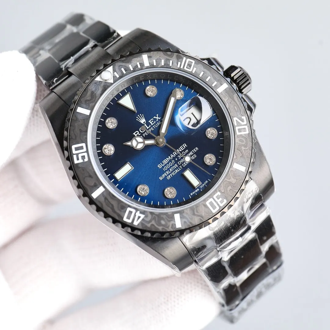 Rolex 定制款SUB水鬼 稀缺大钻钉表盘 手錶 經典腕表款