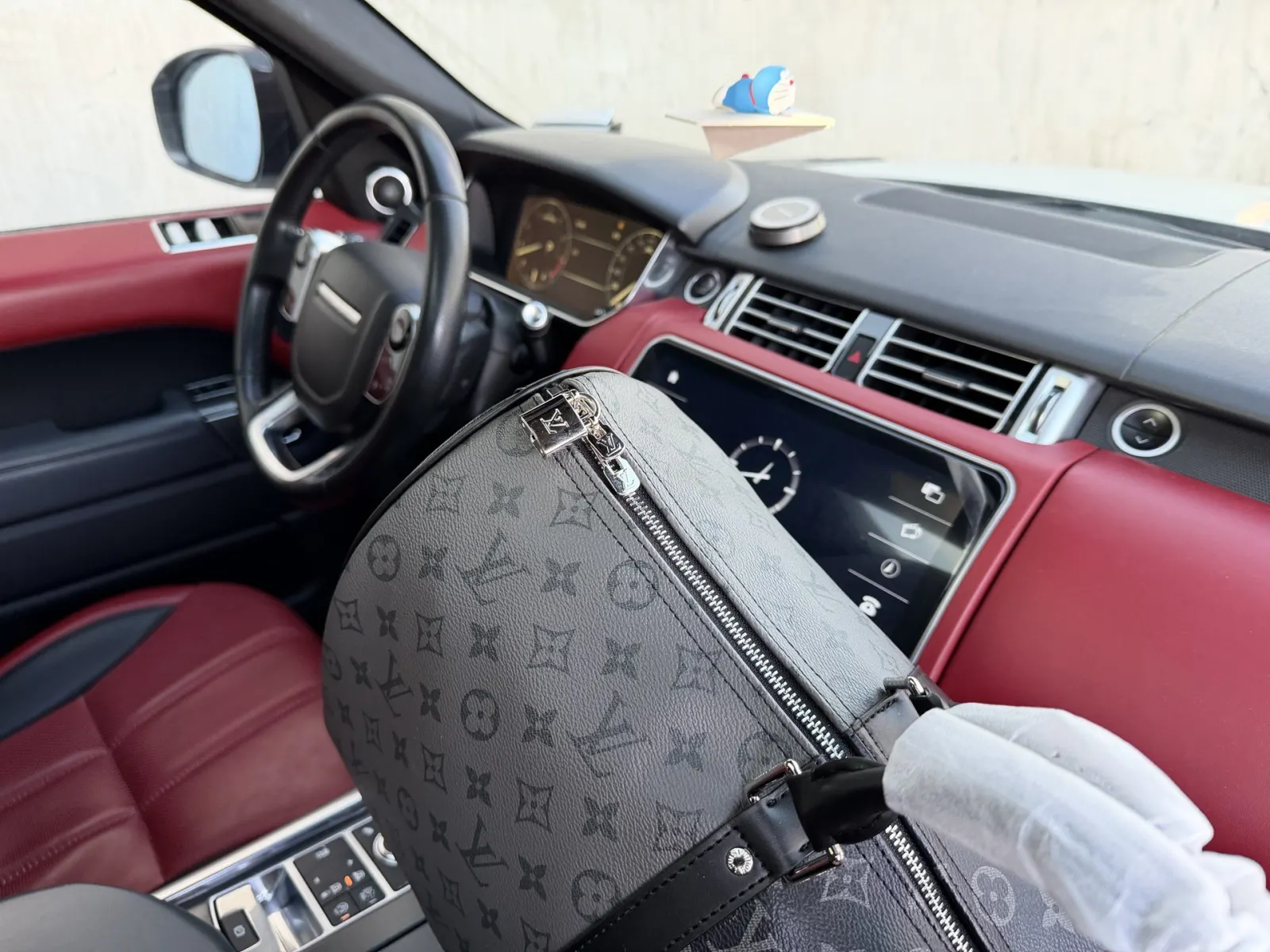 LV Keepall 老花 拼色 牛皮 旅行袋 大容量旅行款