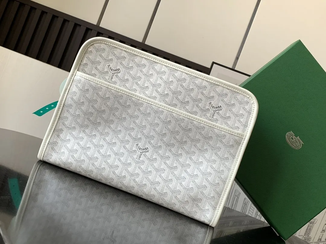 Goyard 白色 化妝包 便携收納款