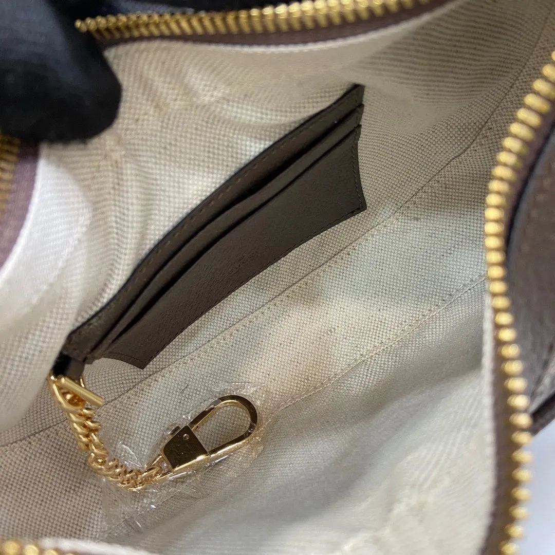 Gucci 棕色 金色 帆布 鏈條包 精致鏈條款