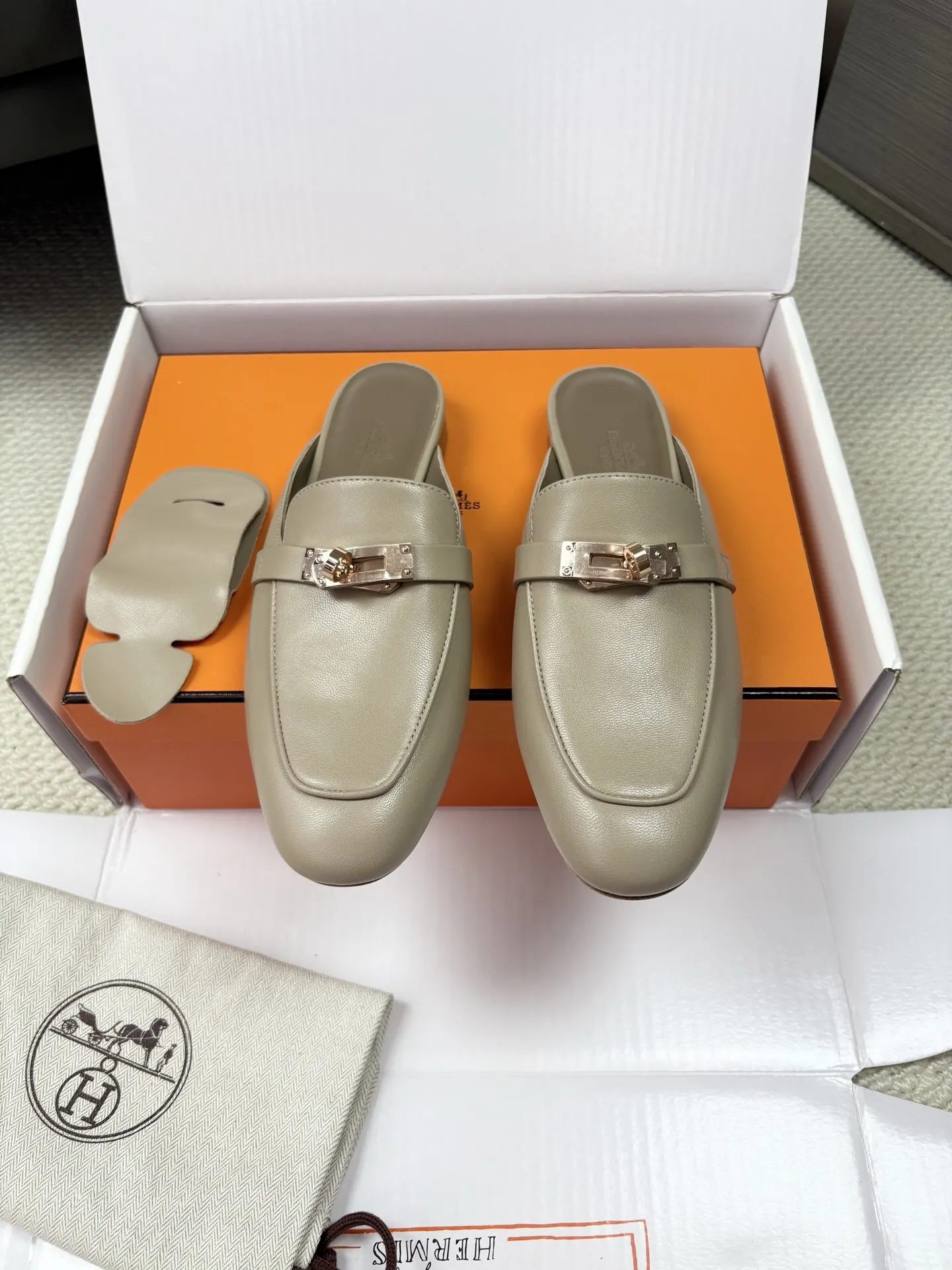Hermes Oran 美 拖鞋 舒適百搭款