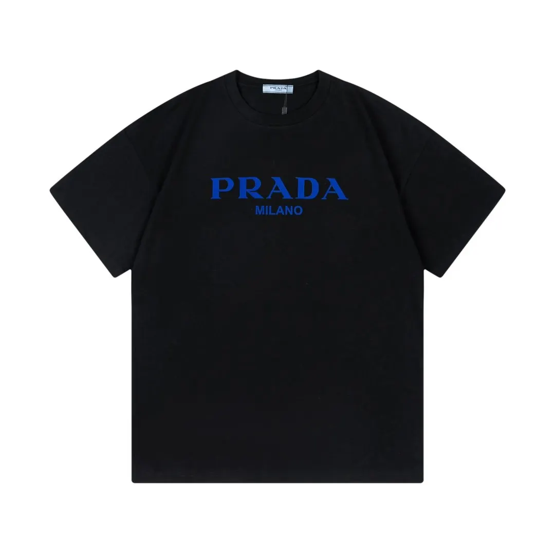 PRADA 棉质 字母 Logo 短袖T恤 休閒百搭款