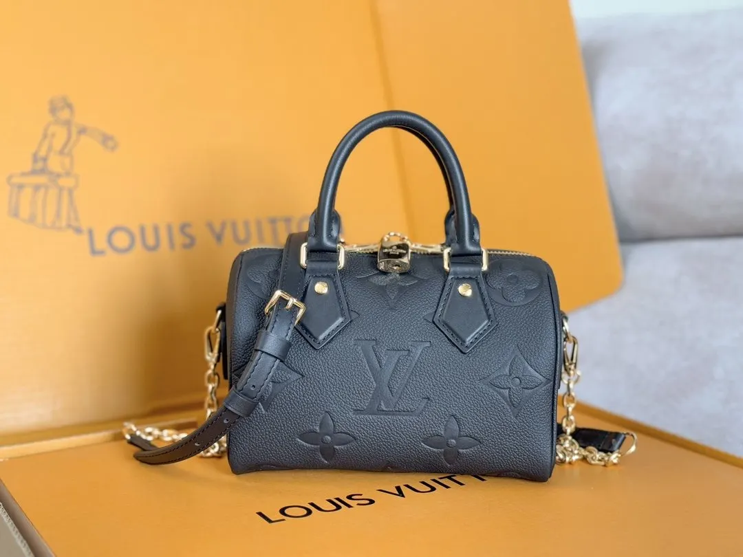 LV Speedy 牛皮 行李箱 旅行拉杆款 輕便出行款