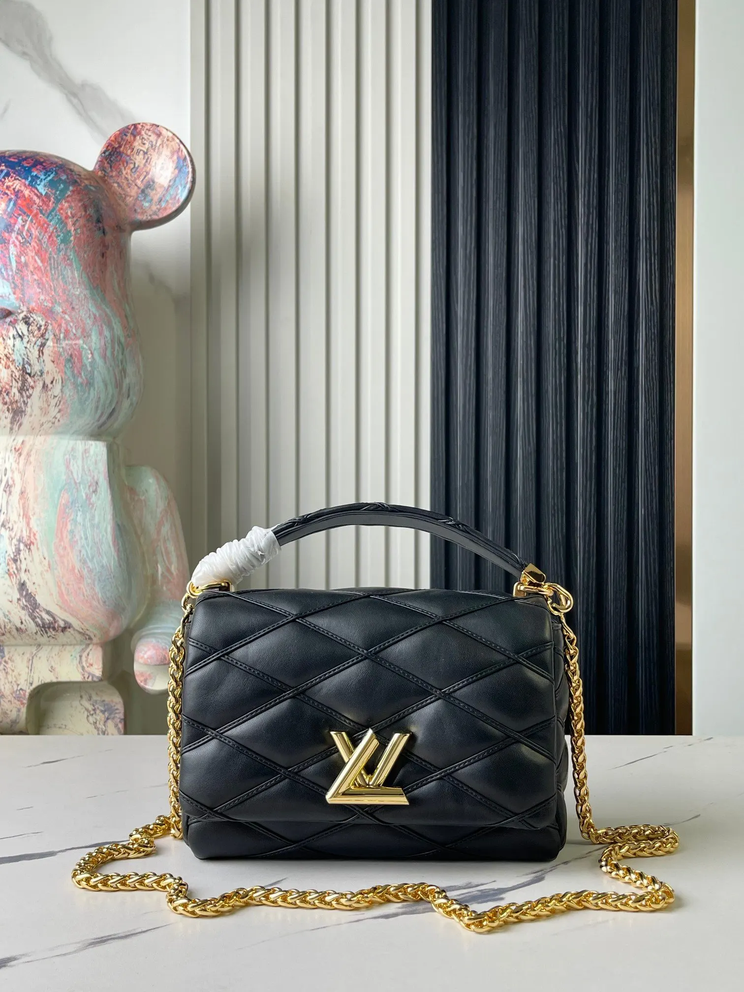 Louis Vuitton Black Suitcase Travel Lightweight
