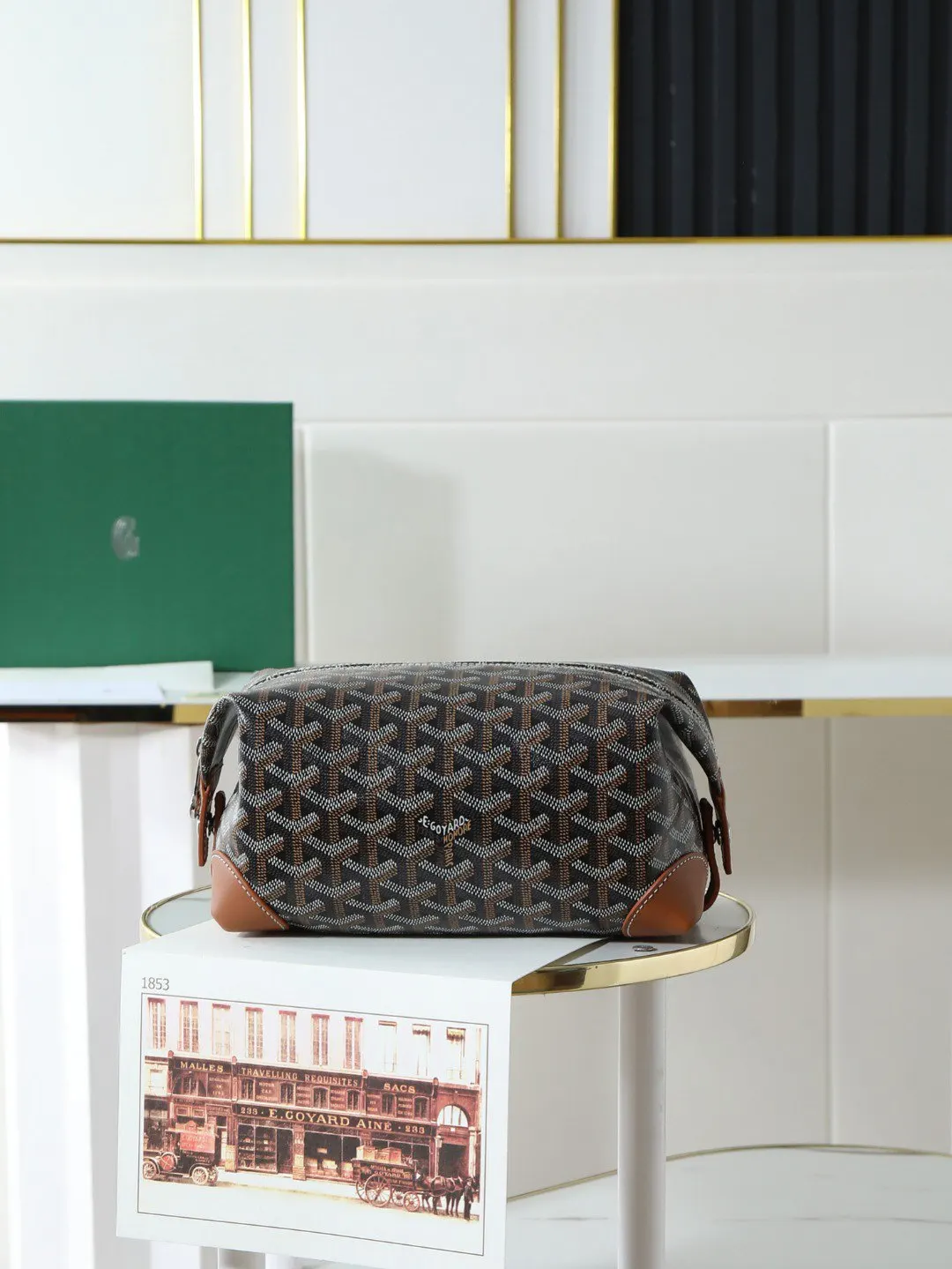 Goyard 戈雅 化妝 收納袋 内里有 手拿包 精致手拿款