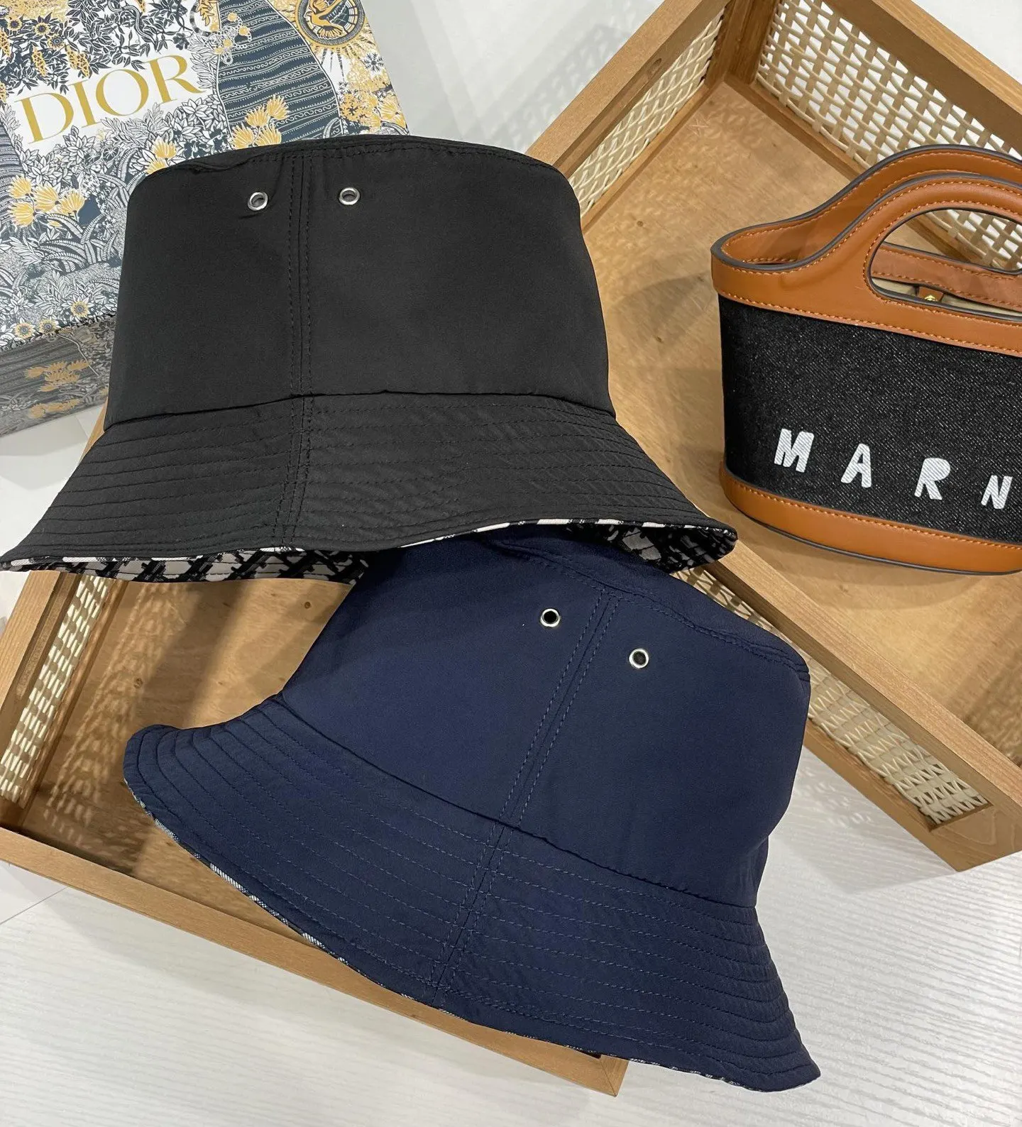Dior Oblique 黑色帽子 精緻配飾款