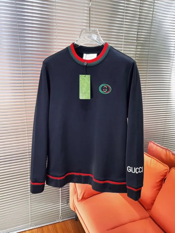 Gucci Logo print crew neck sweater