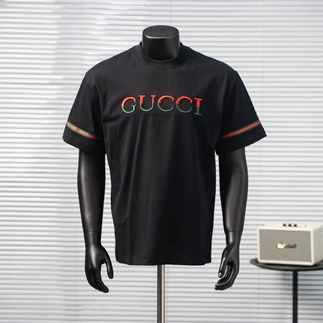 Gucci 刺繡 短袖T恤 休閒百搭款