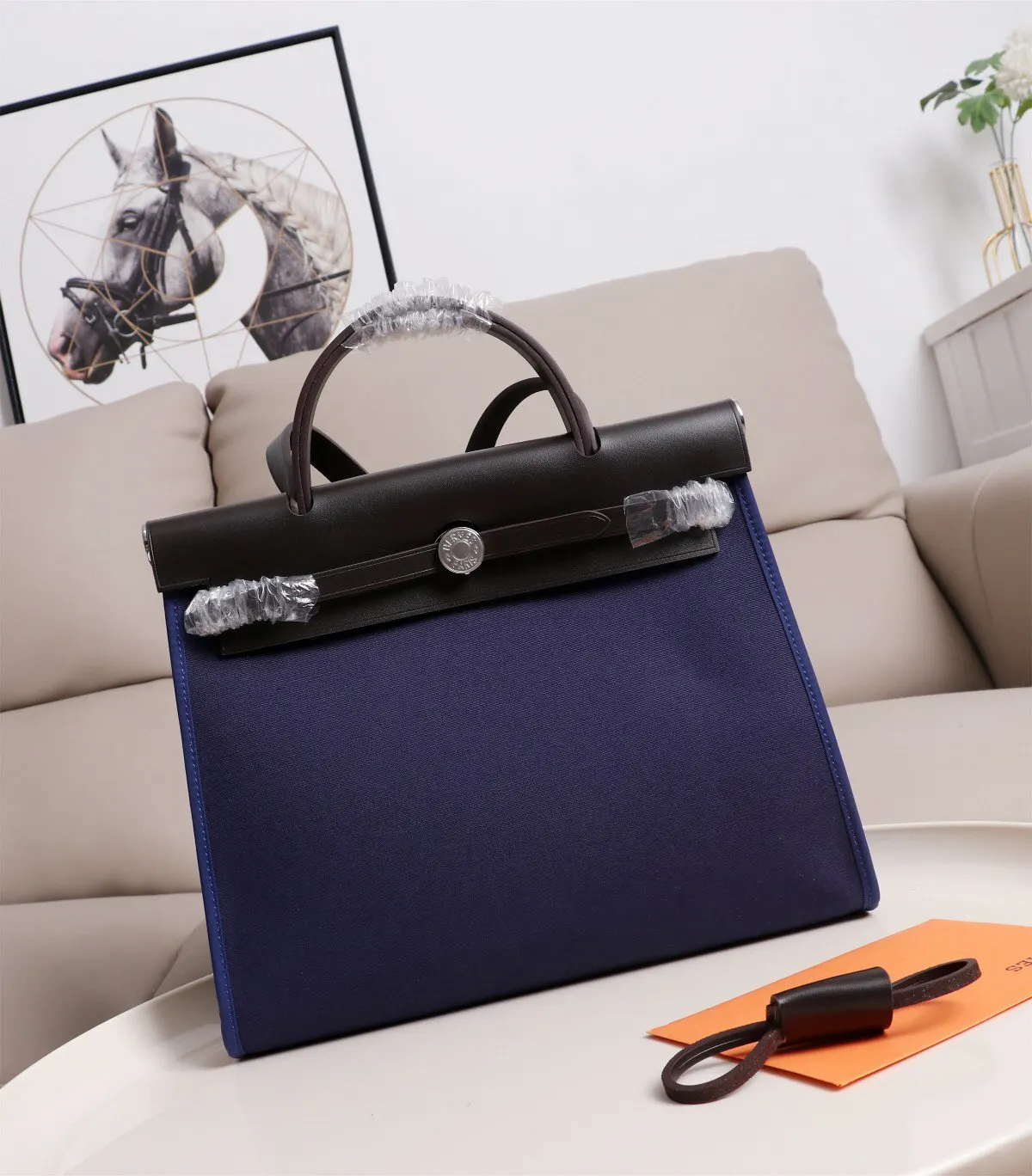 Hermes Kelly 紅色 帆布拼皮 雙肩包 31cm 休閒通勤款