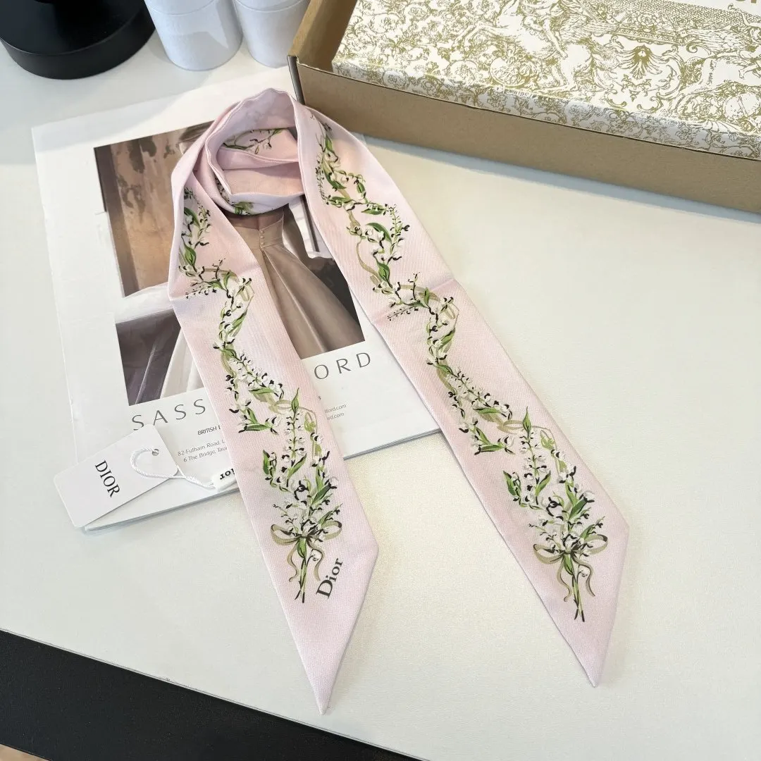 Dior 真絲髮帶 精緻配飾款