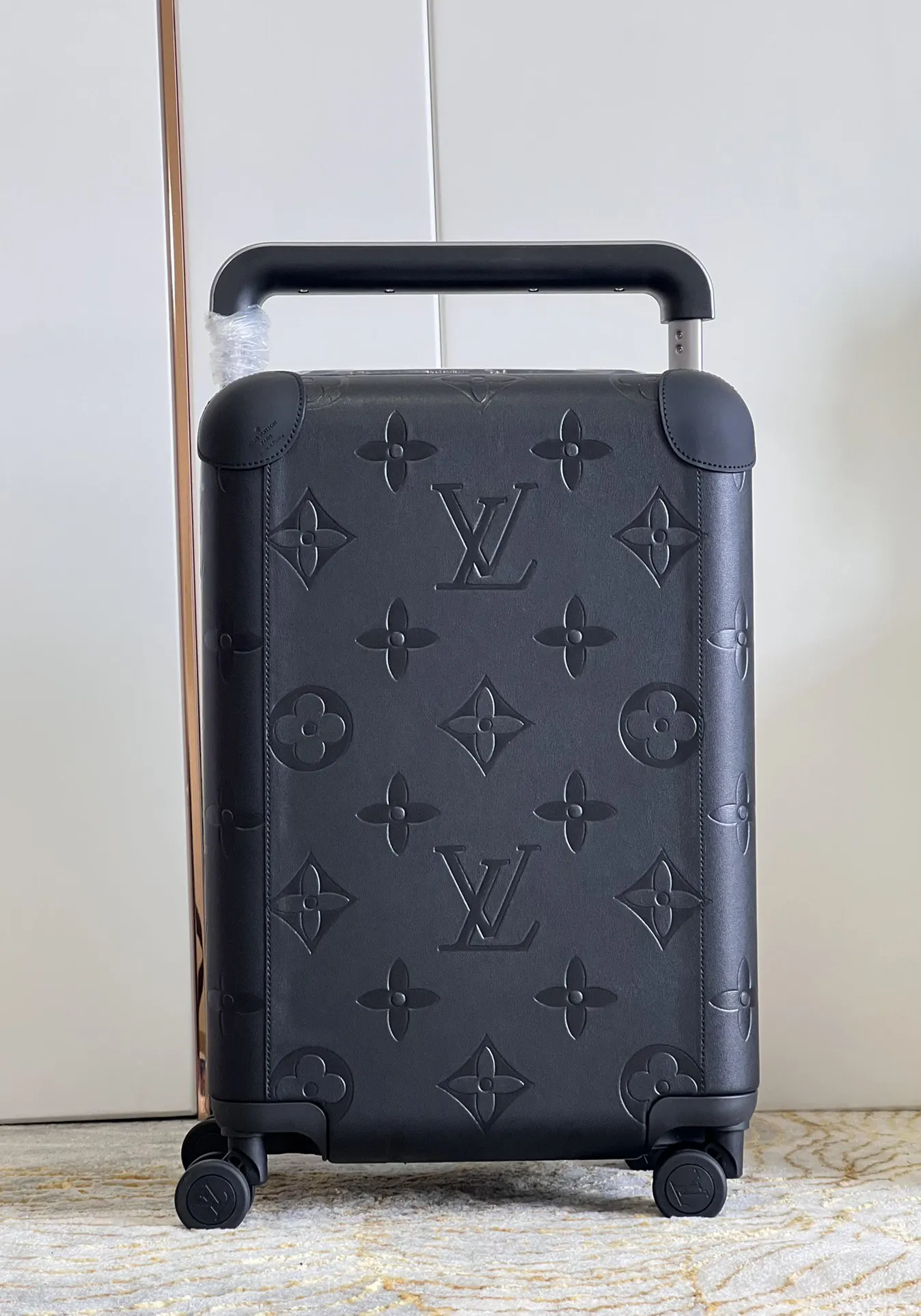 LV 黑色 帆布 行李箱 旅行拉杆款 輕便出行款