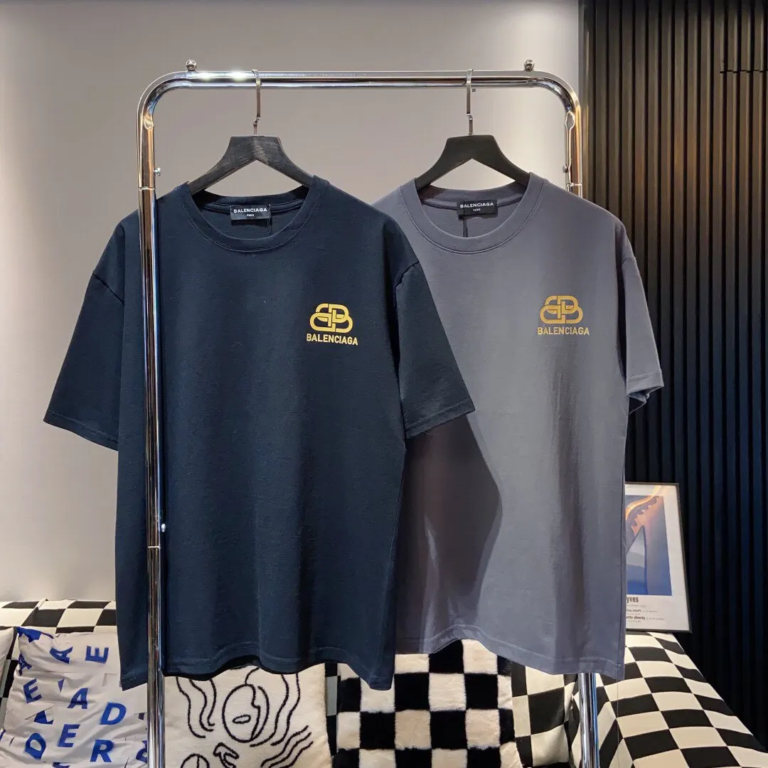 Balenciaga 黑色 Logo 字母 短袖T恤 街頭休閒款