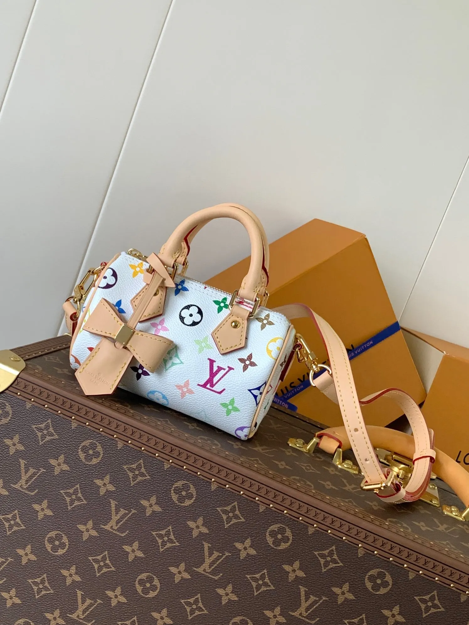 LV Speedy 牛皮 旅行袋 大容量旅行款