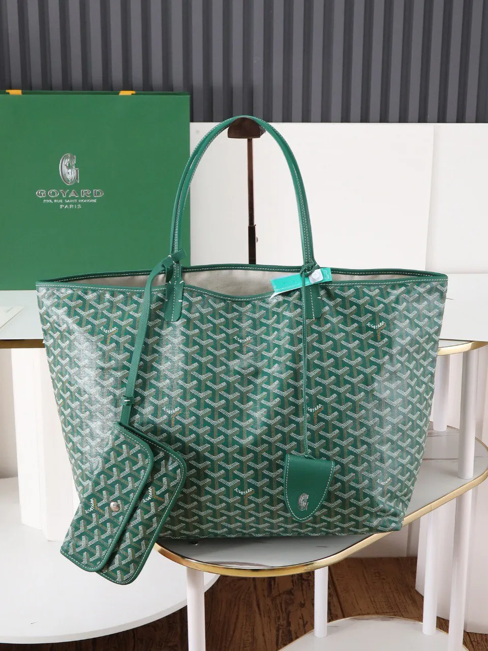 Goyard 帆布 腋下包 復古腋下背款