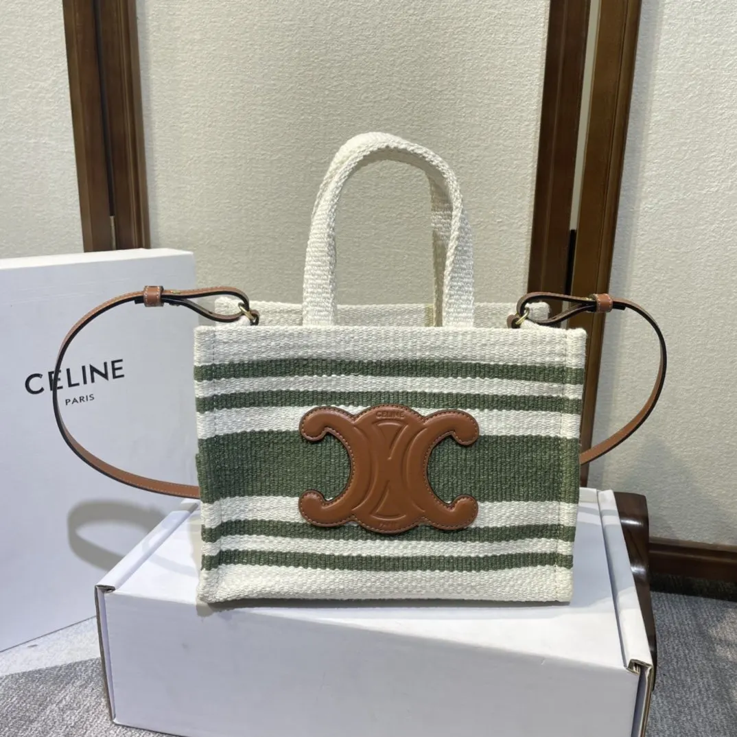 Celine Triomphe 黑色 牛皮 托特包 大容量托特款