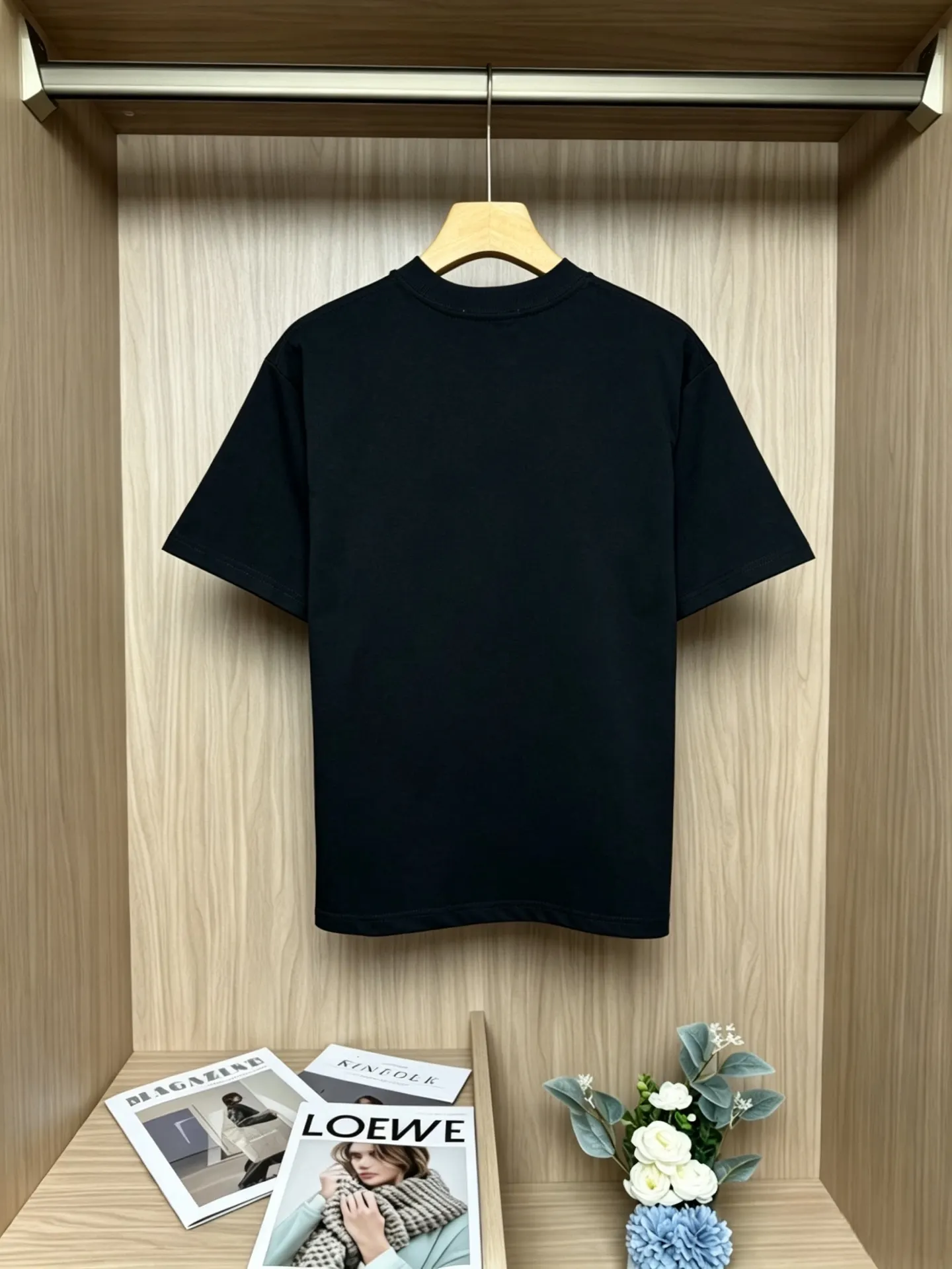 Dior 黑色短袖T恤 标签细节