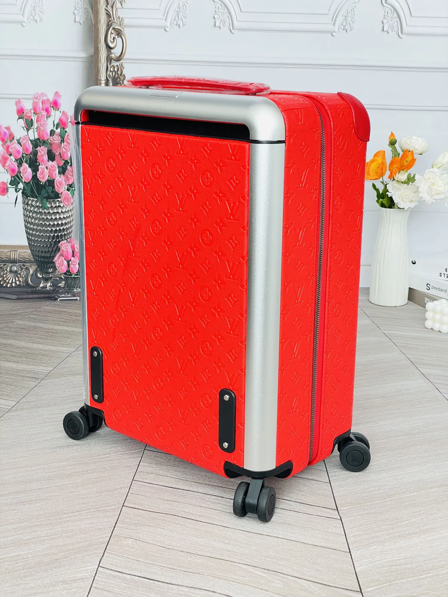 LV 老花 帆布 行李箱 旅行拉杆款 輕便出行款