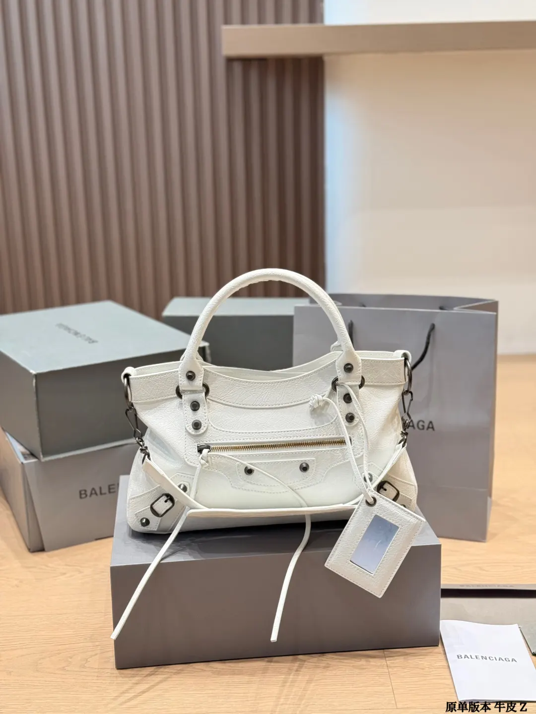 Balenciaga 黑色 牛皮 收纳包 旅行收纳款