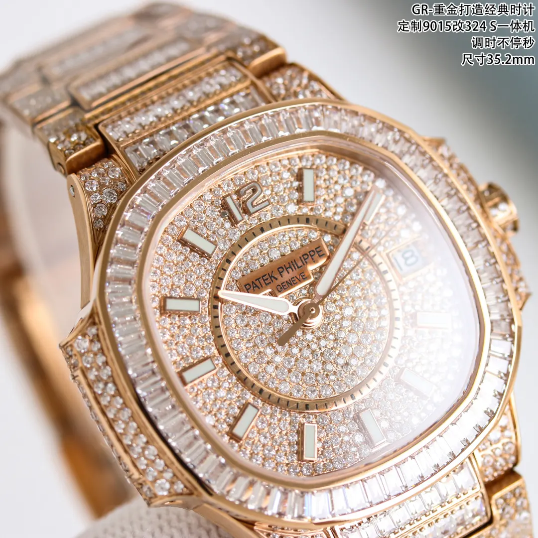 Patek Philippe 白色 玫瑰金 手錶 經典腕表款