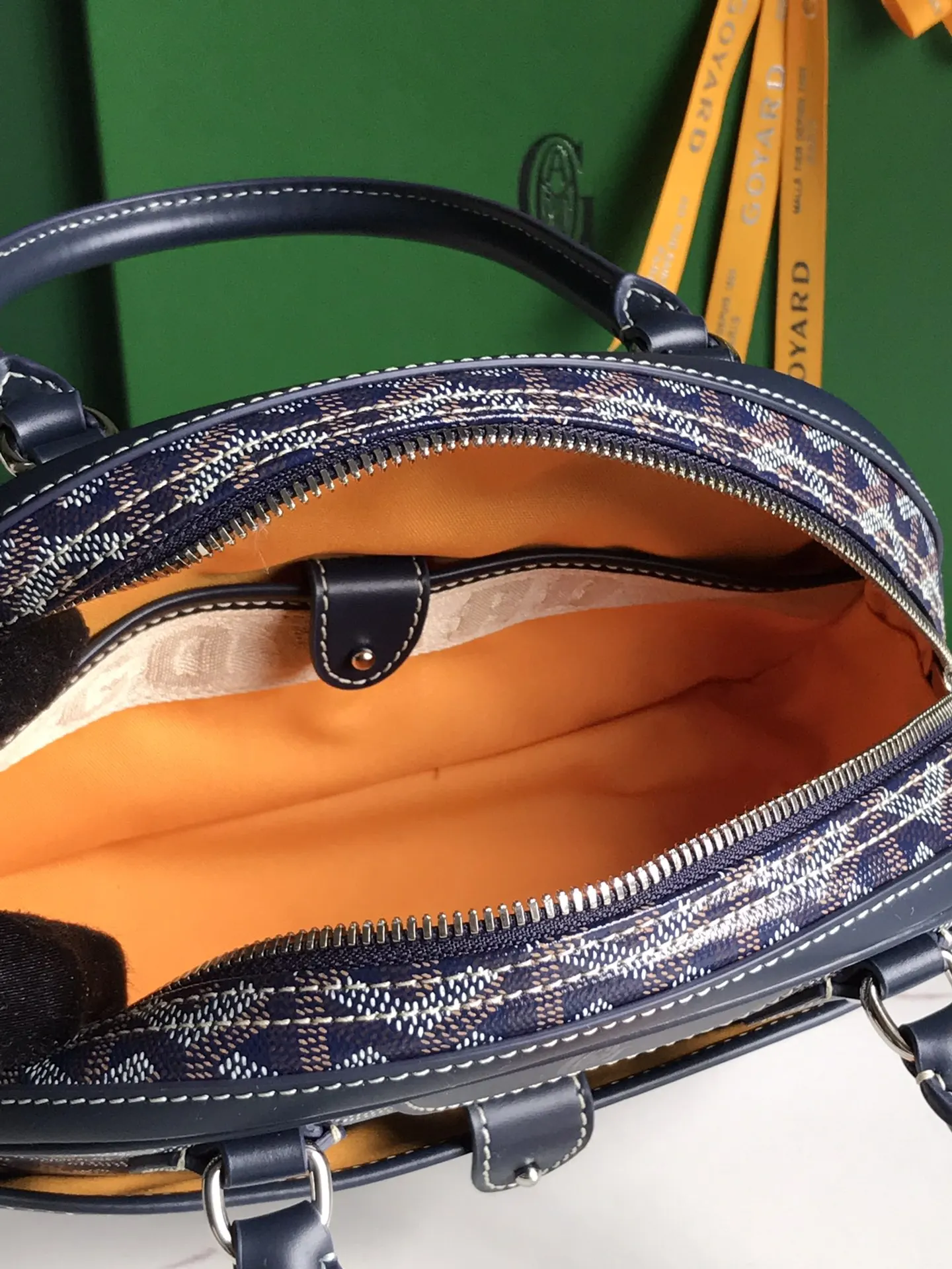 Goyard 老花 牛皮 手提包 通勤手提款