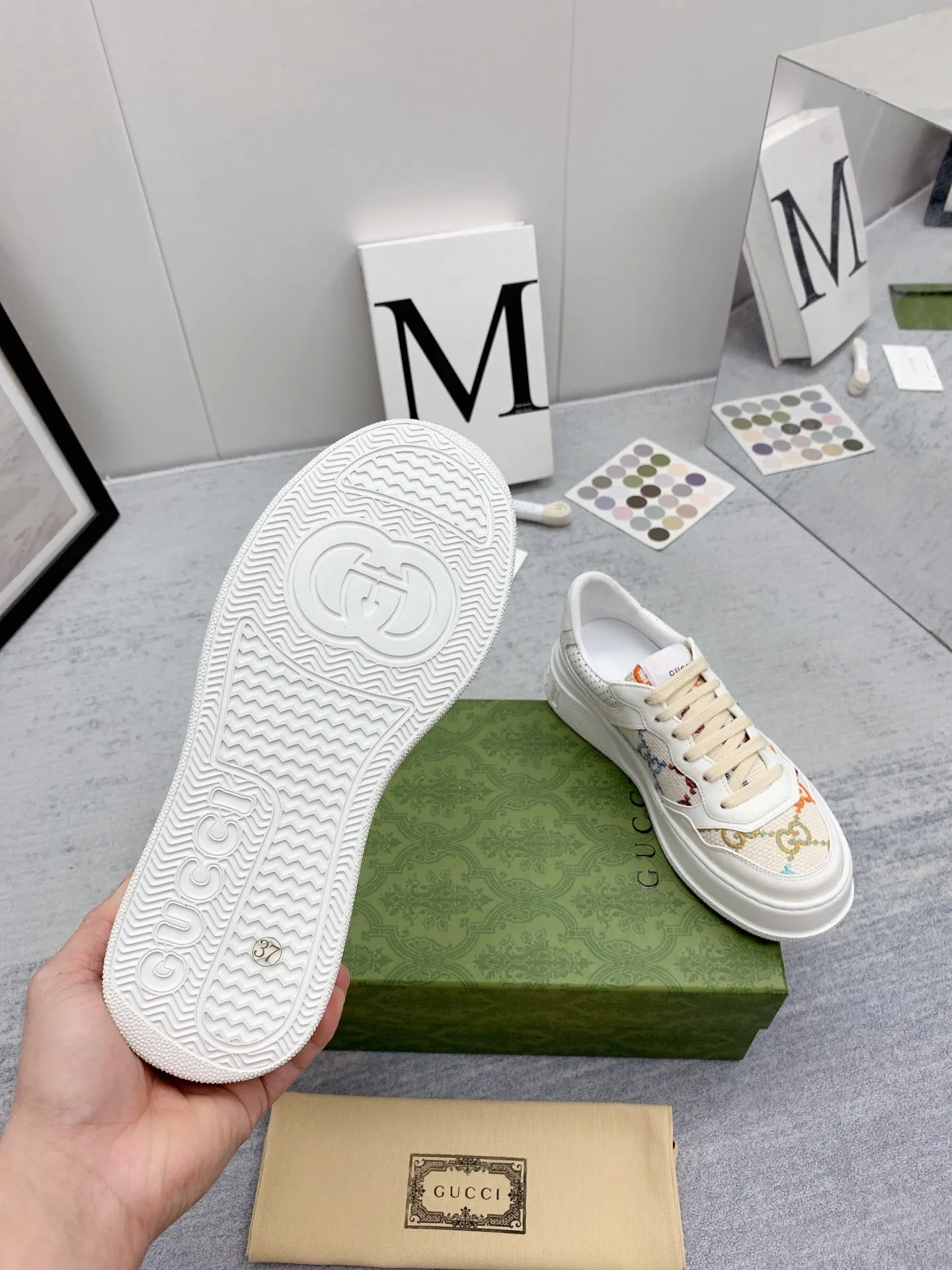 Gucci Logo休閒運動鞋 百搭款