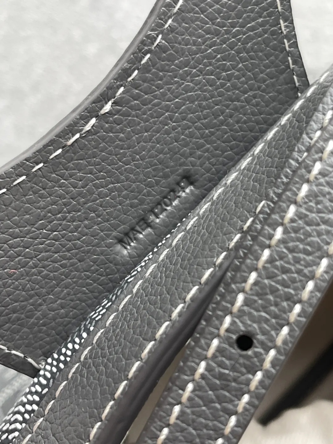 Goyard 灰色 皮革 水桶包 休閒水桶款