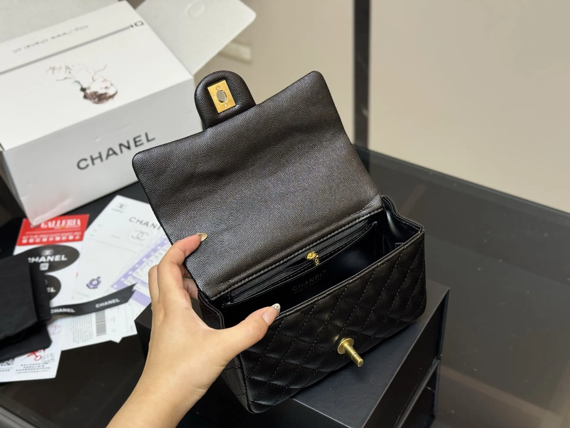 CHANEL mini 手提包 通勤手提款