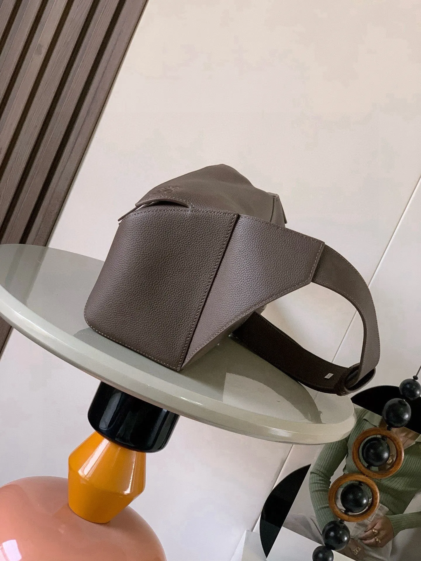 Coffee Belt Bag Casual Leather