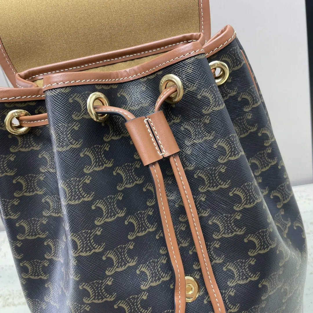 Gold Shoulder Bag Leather