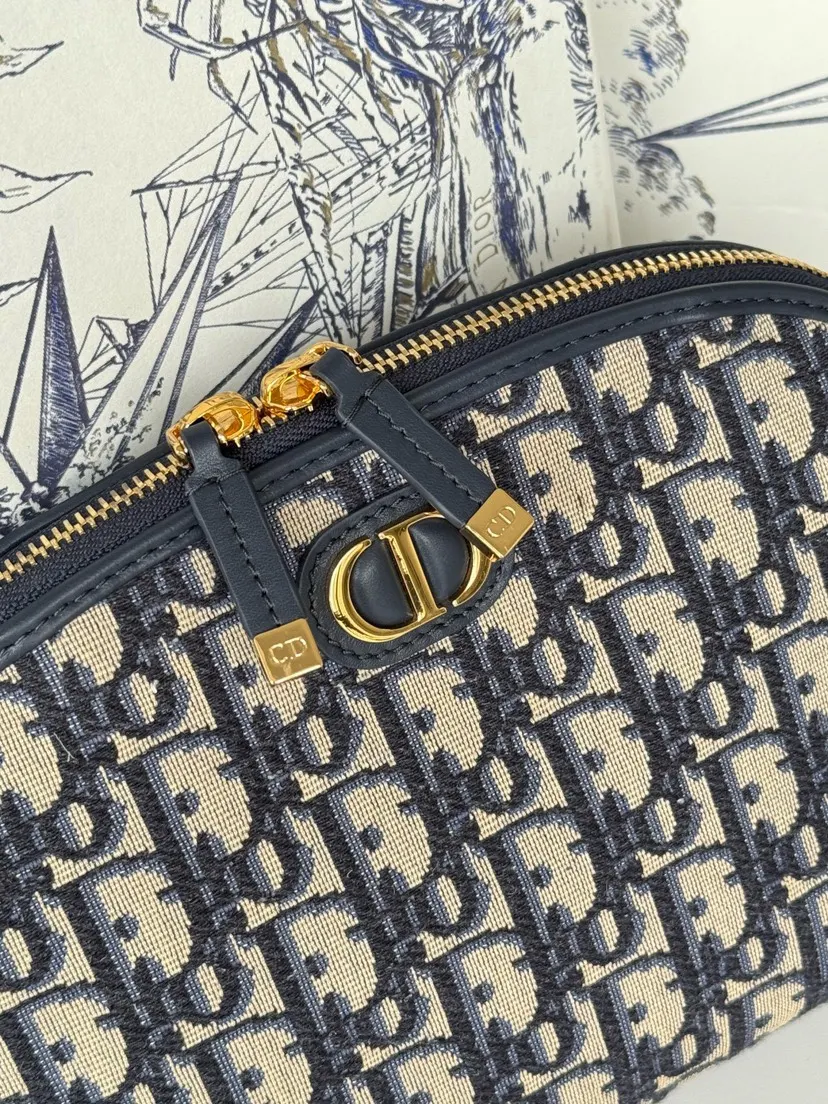 Blue Monogram Tote Bag Classic