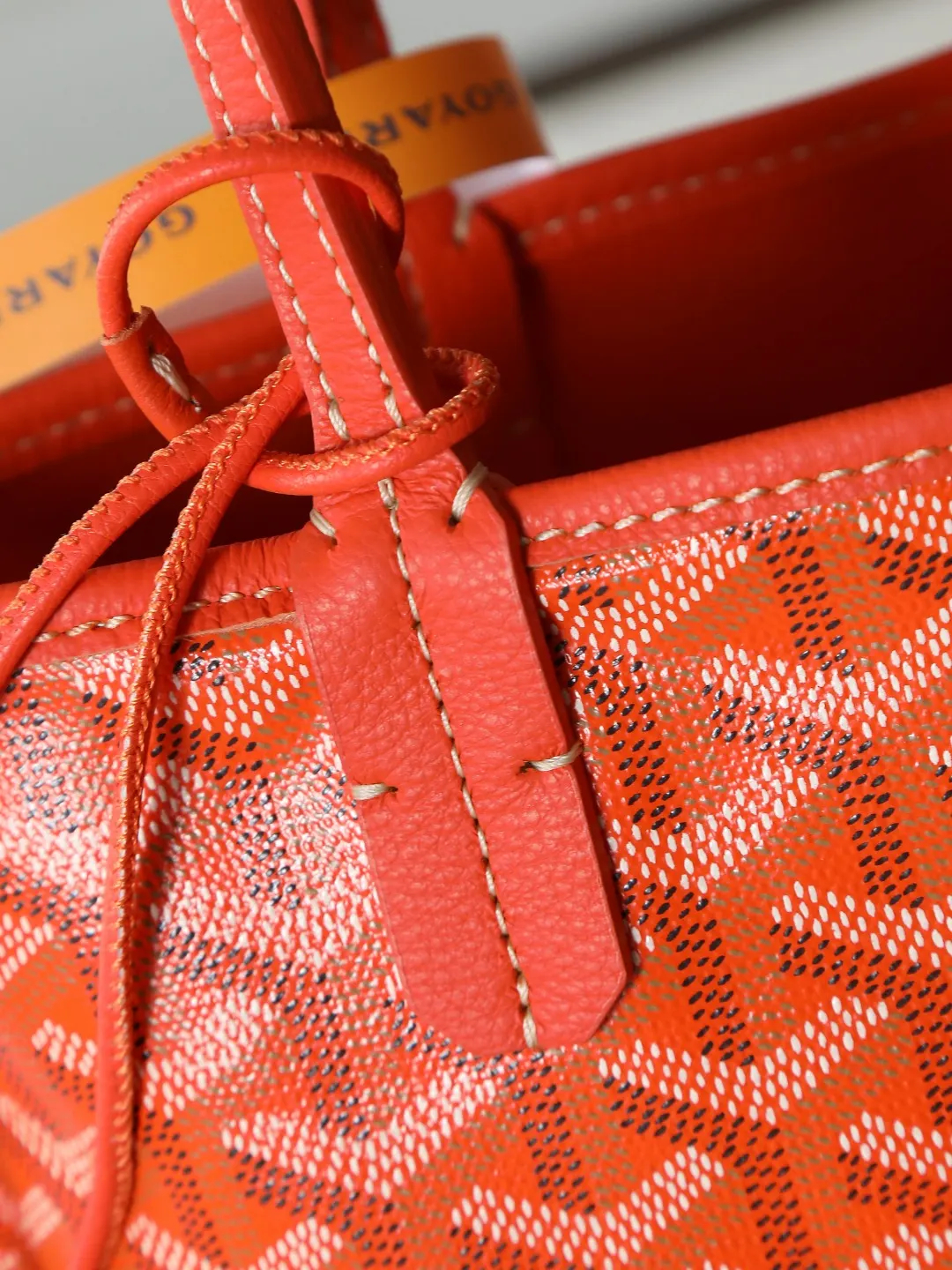 Goyard 灰色 小牛皮 腋下包 复古腋下背款