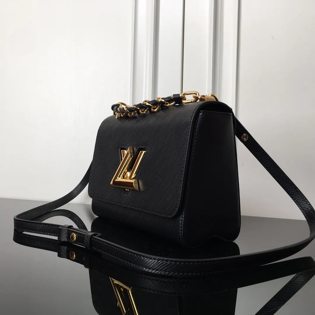 Louis Vuitton Black Chain Bag