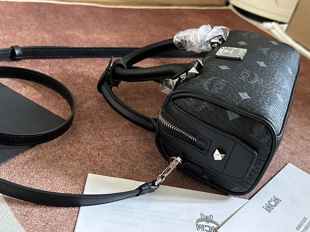Black Fashion Item Travel Leather