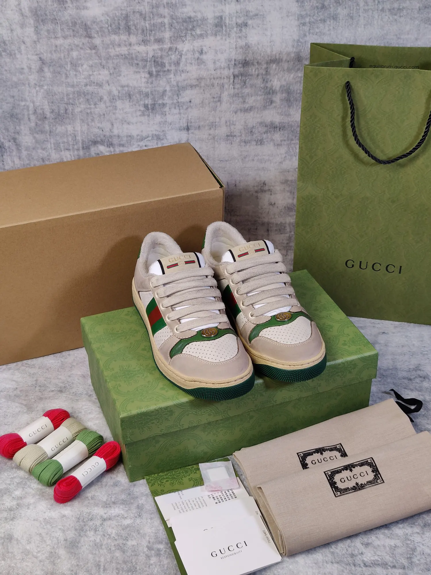 Gucci Logo休闲运动鞋