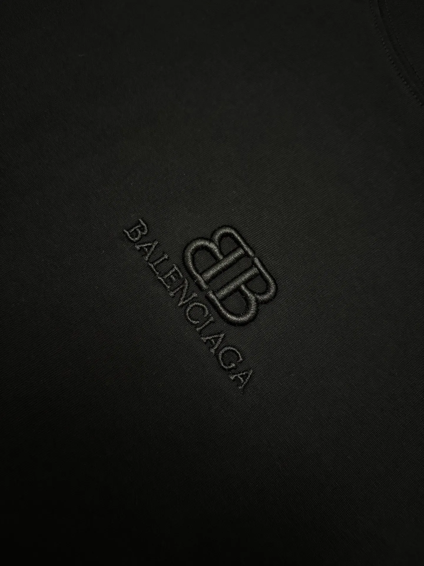 Balenciaga 黑色 Logo 字母 短袖T恤