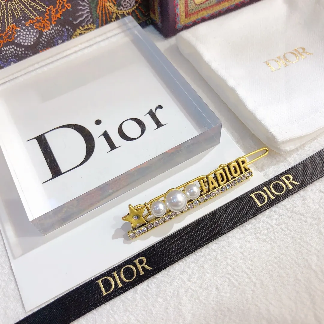 Dior J'Adior 黑色织带发饰 字母款