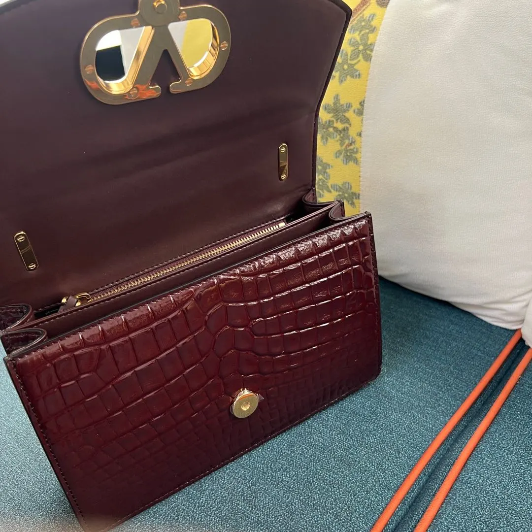 Gold Chain Bag Leather