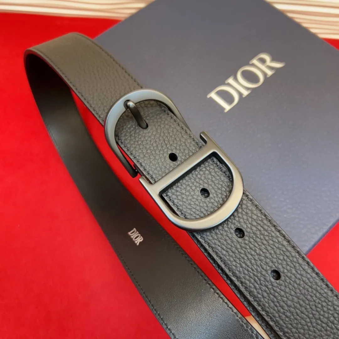Dior 黑色牛皮包包 手提斜挎 手提包