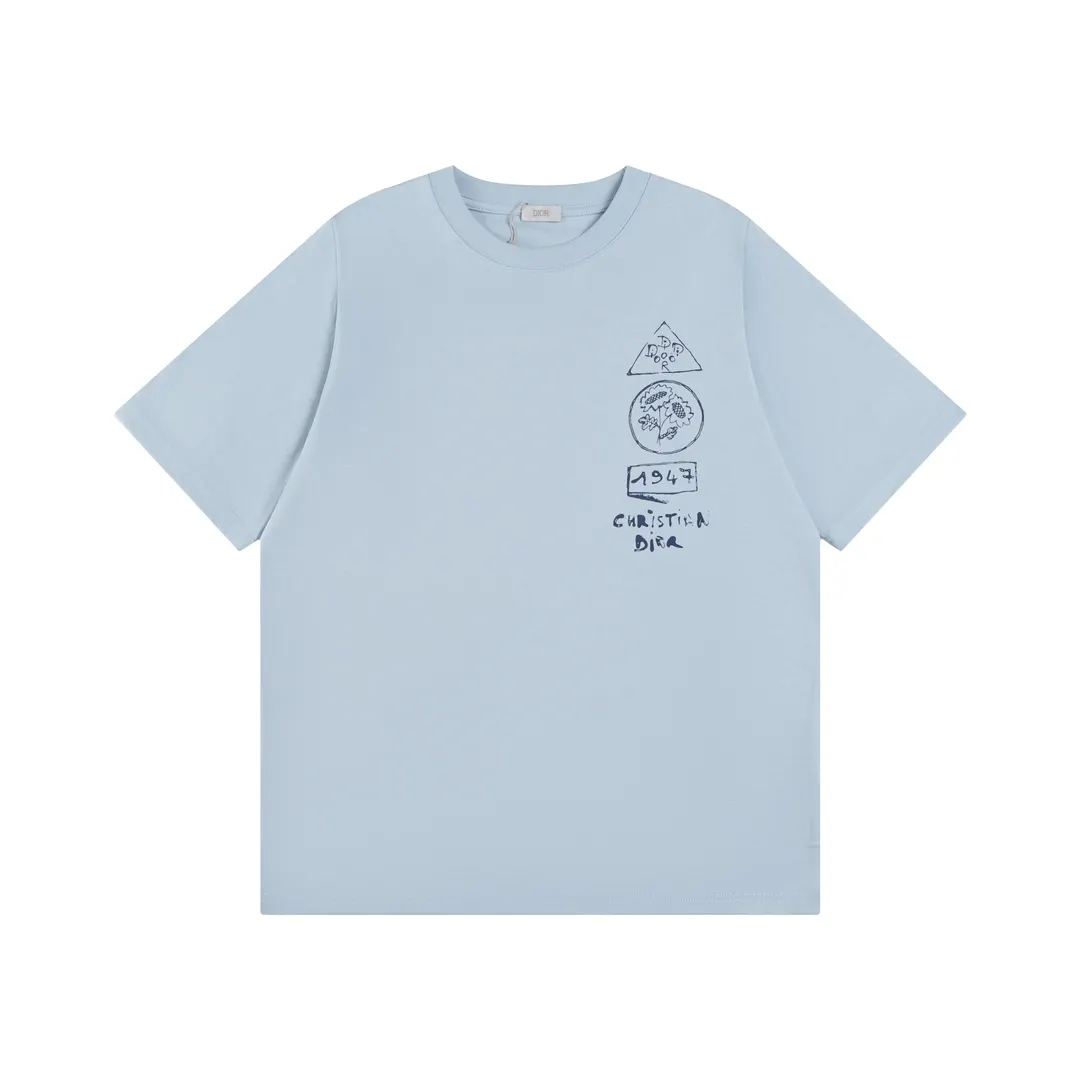 DIOR 纯棉 短袖T恤 休闲百搭款