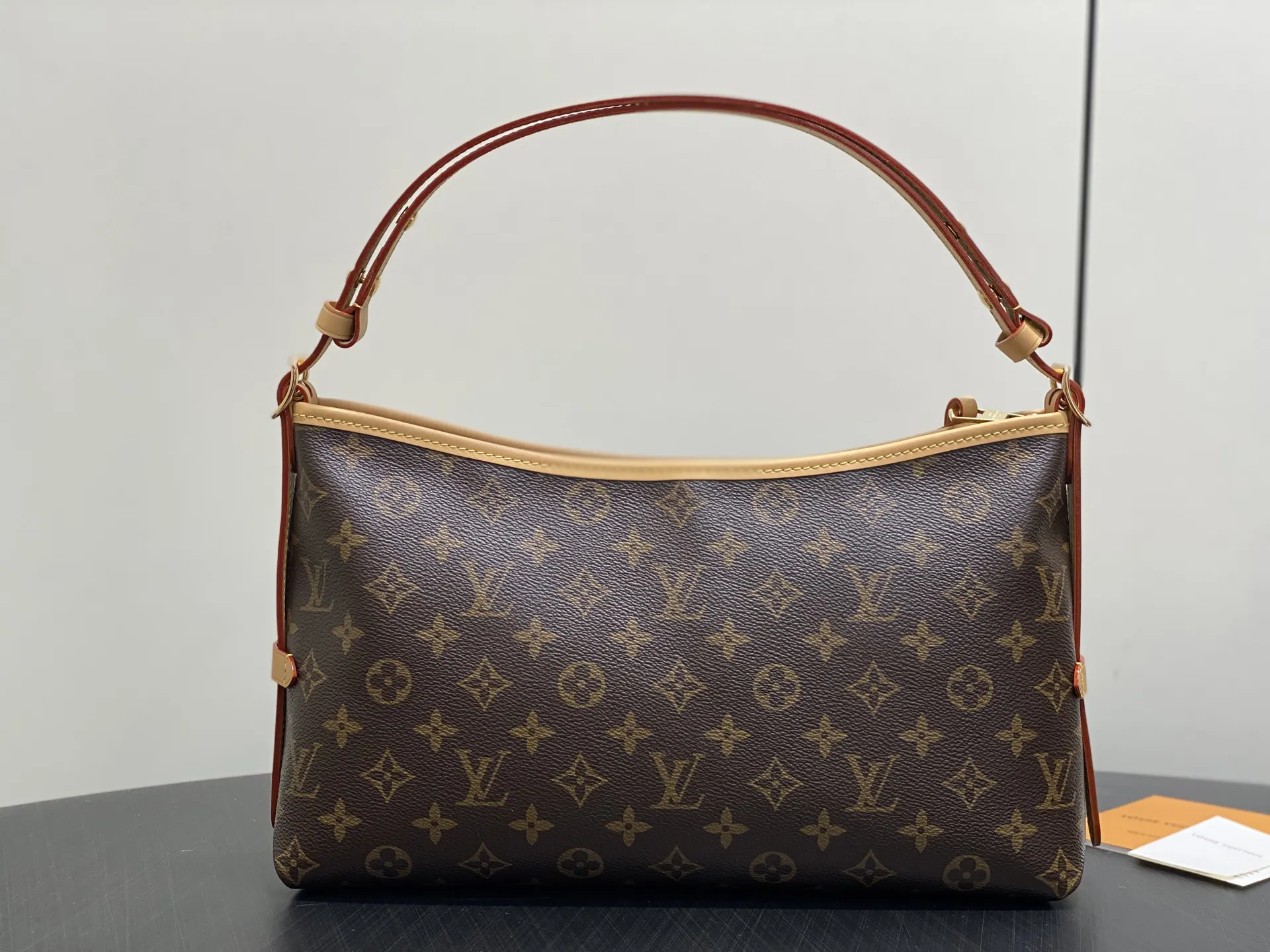 CarryAll 老花 帆布 手拿包 精致手拿款