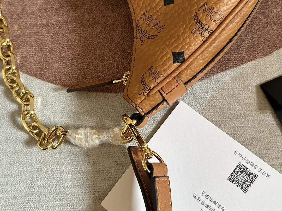 Hobo 牛皮 MCM 月牙包 Aren Visetos半月形H 腋下包 復古腋下背款