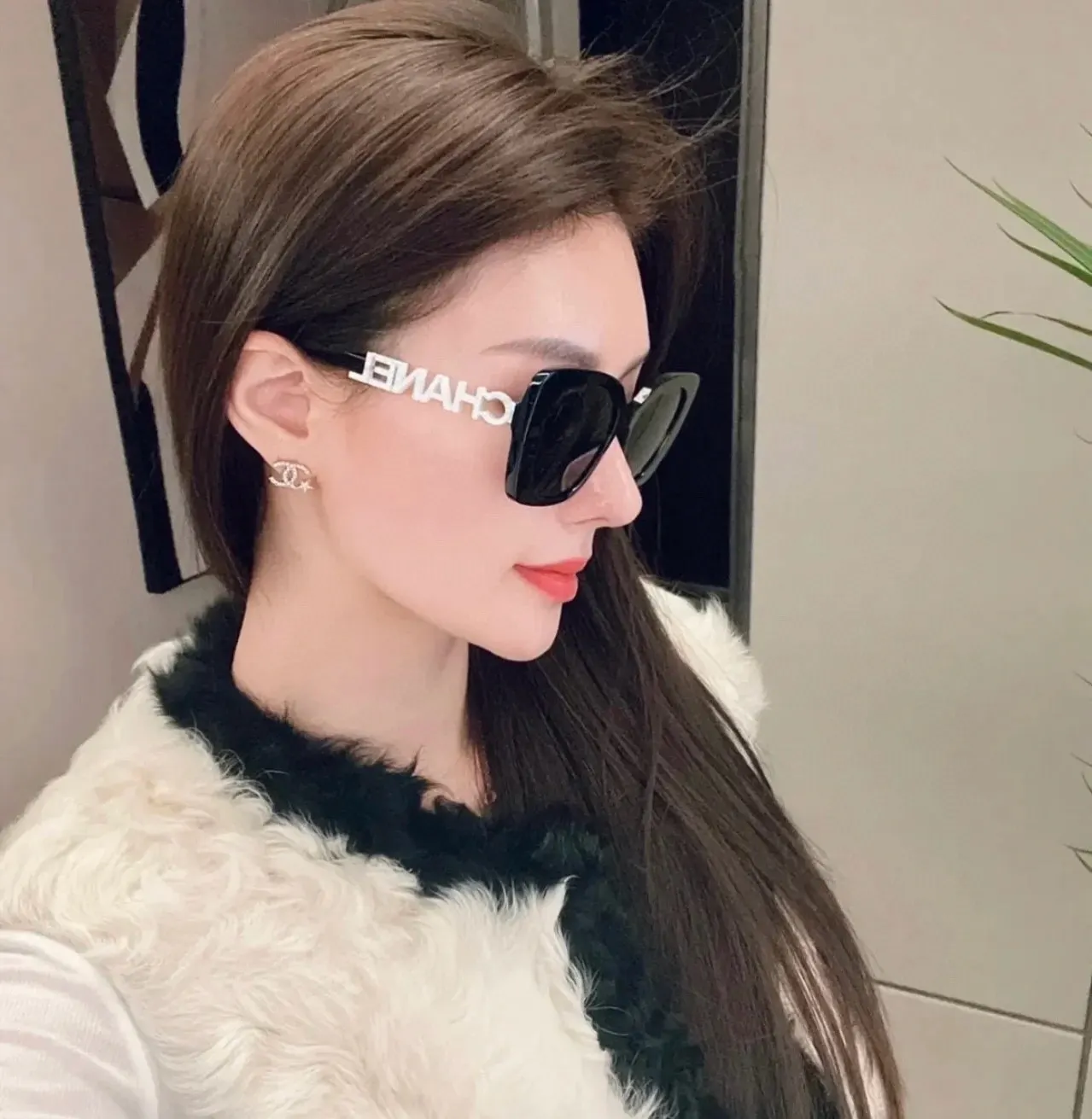 Chanel 字母 墨镜 时尚防晒 太阳镜