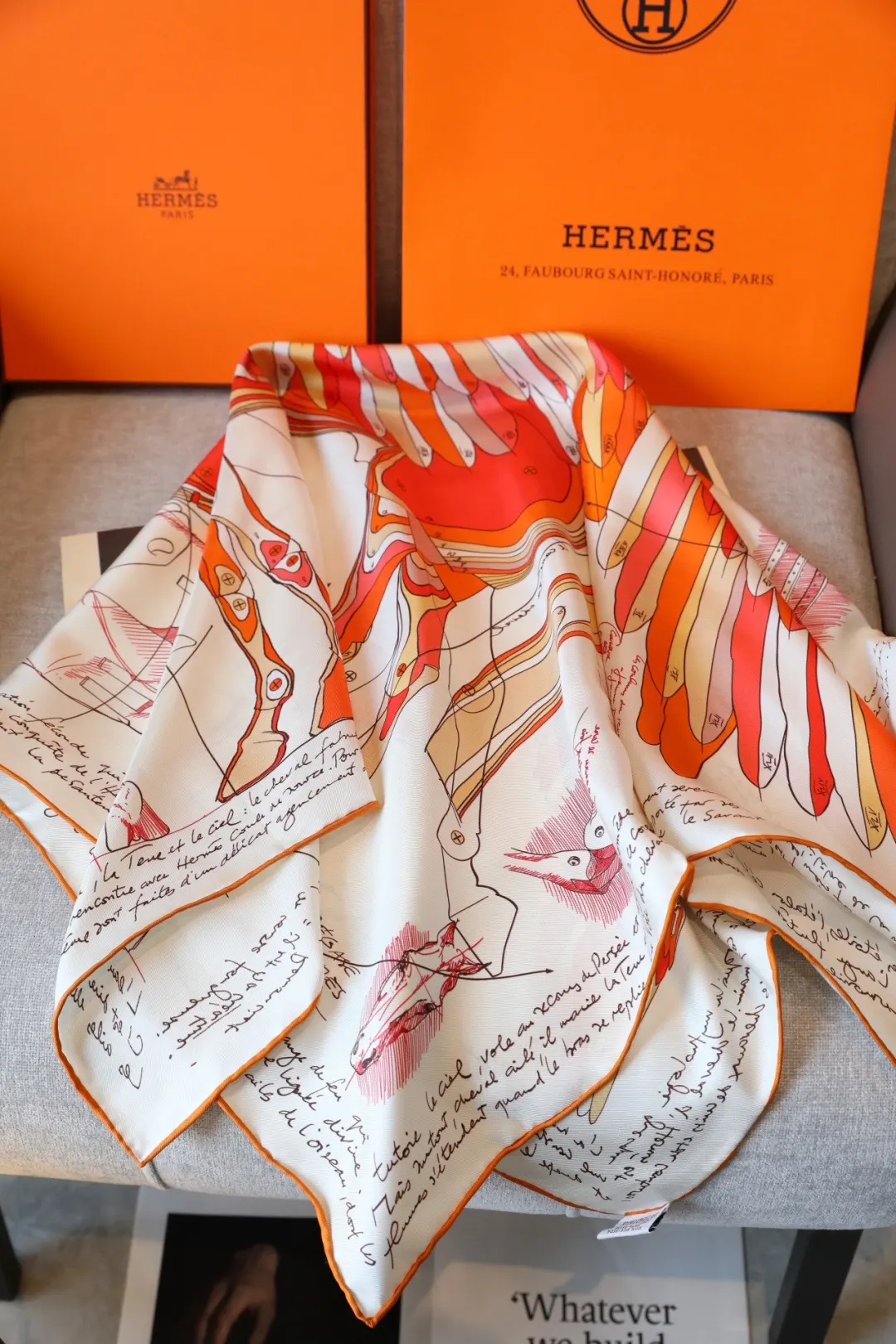 Hermès 丝巾 精致配饰