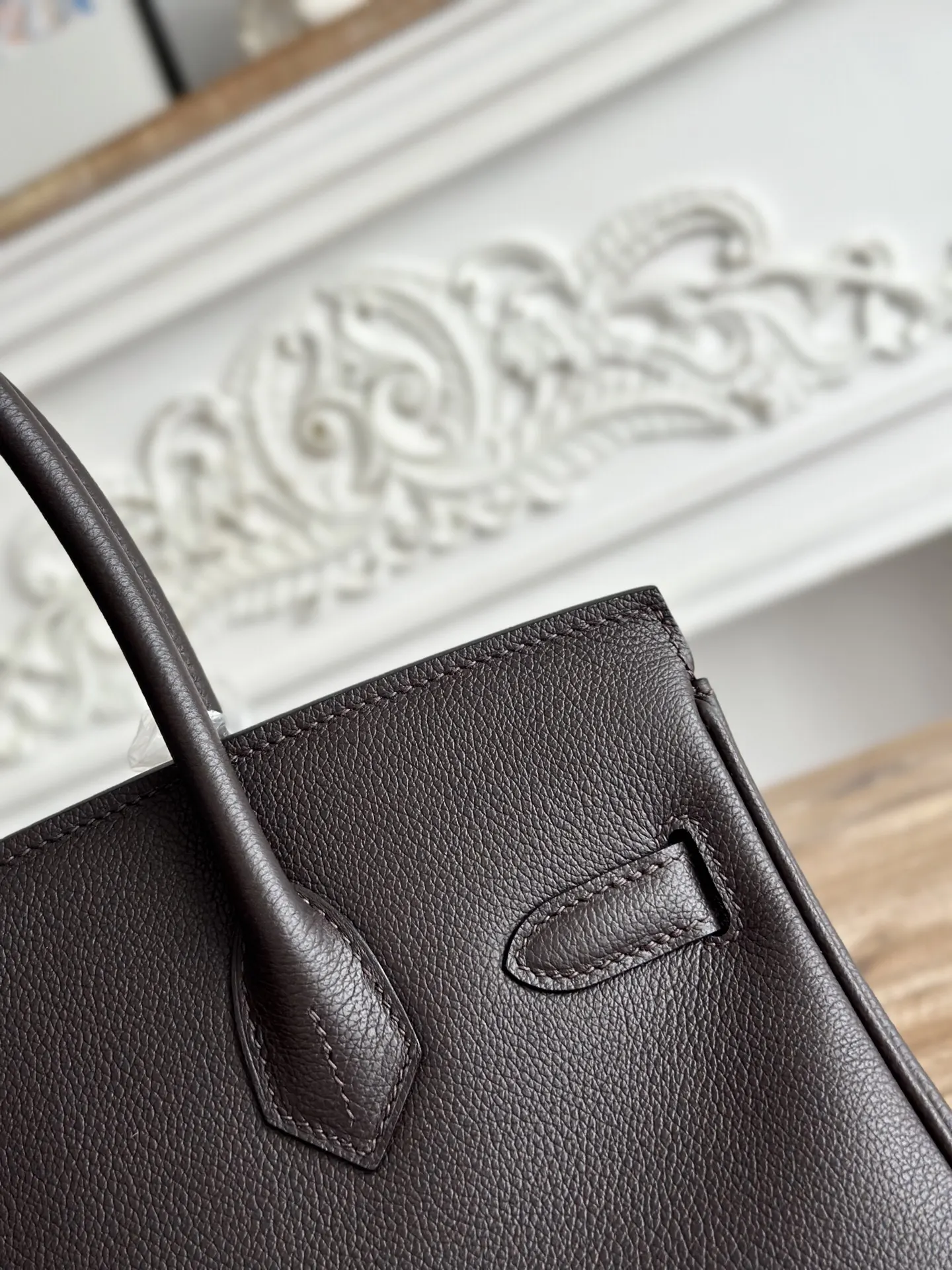 Hermès Birkin 乌木色 单肩包 29cm