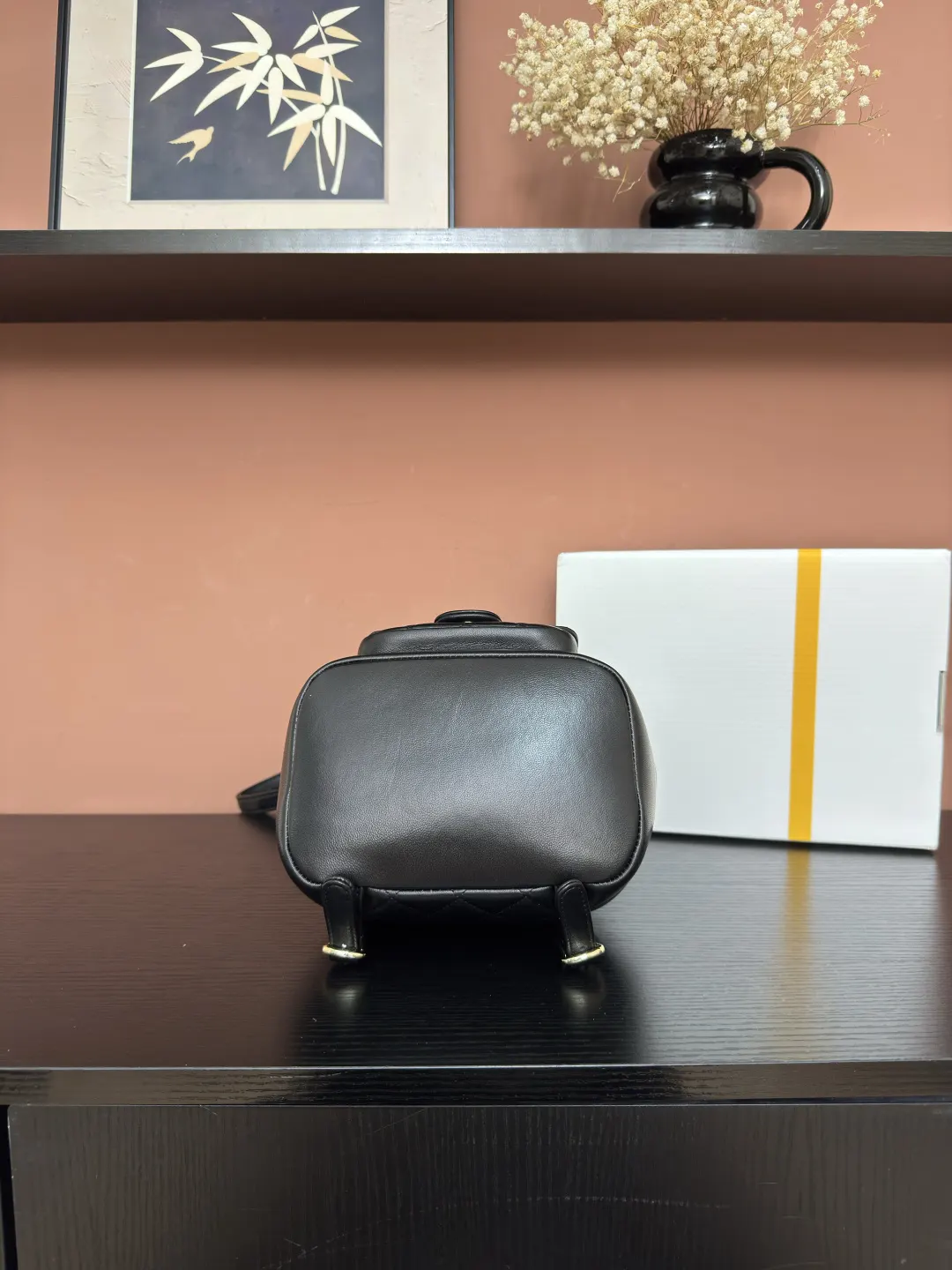 CHANEL 黑色 羊皮 雙肩包 实用雙肩款