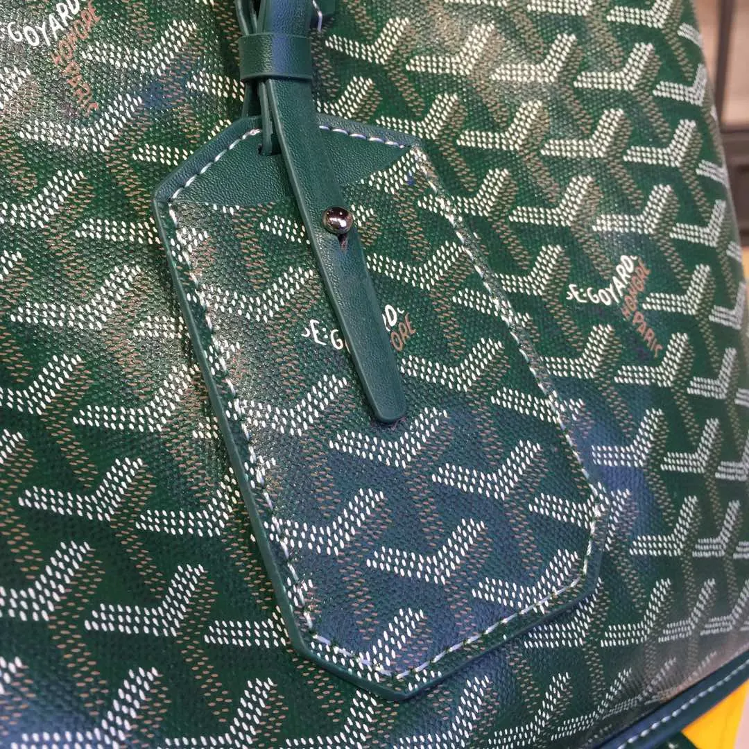 Goyard 戈雅 双面可用 充满法式优雅 订制Y字母涂鸦料 皮轻 旅行包 大容量旅行款