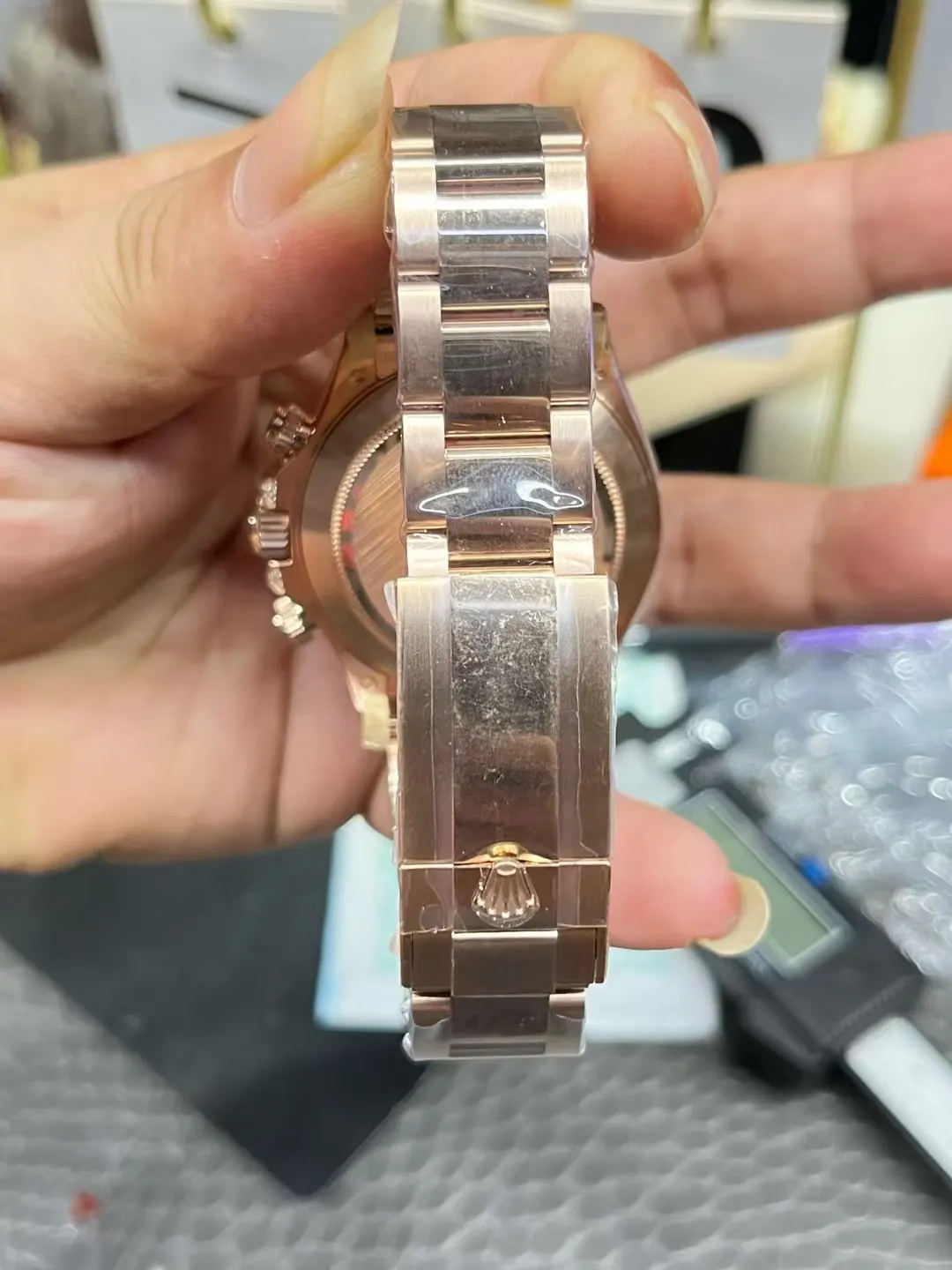 Rolex bt 劳力士迪通拿满钻系列 彩虹迪沙金眼丹东 手錶 經典腕表款