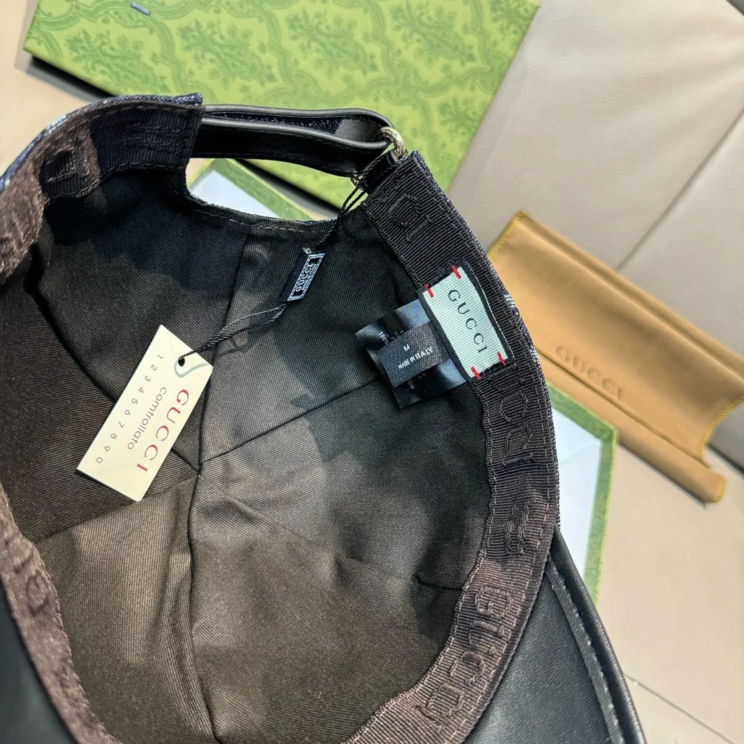 Gucci Leather Hat