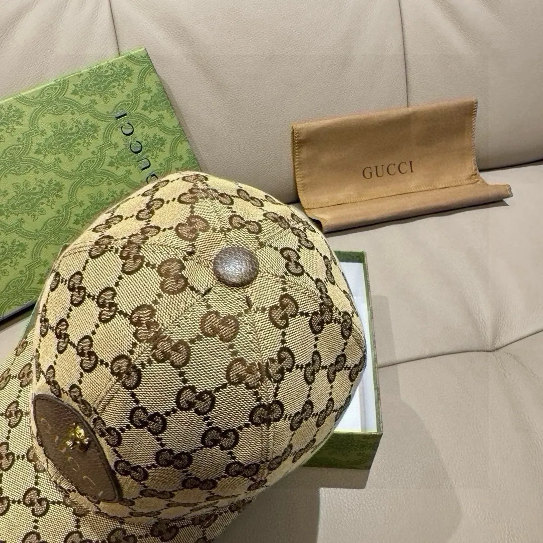 Gucci 牛皮 棒球帽 日常休閒款